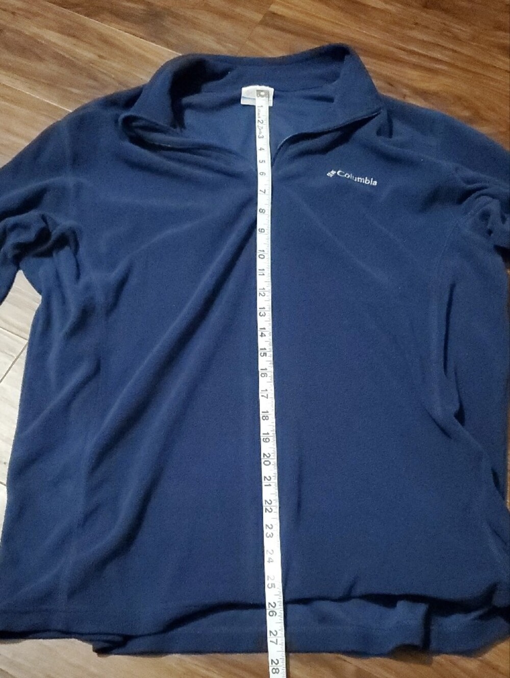 Columbia Men’s Navy Zip-Up Pullover - Picture 6 of 8